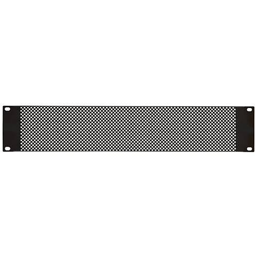 avsl Adastra 2U 19" Rack Mount Perforated Blanking Panel, Steel, Black (853.062UK)